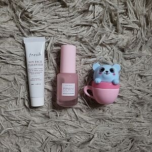 Beauty Bundle Glow Recipe Fresh Soy Face Cleanser Lips Niacinamide Dew Drops ✨️